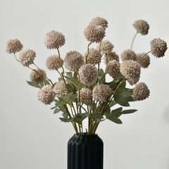 Faux Chrysanthemum Cream 52cm (6 Stems)