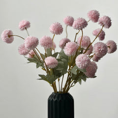 Faux Chrysanthemum Pink 52cm (6 Stems)