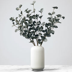 Faux Eucalyptus Grey 70cm (4 Stems)